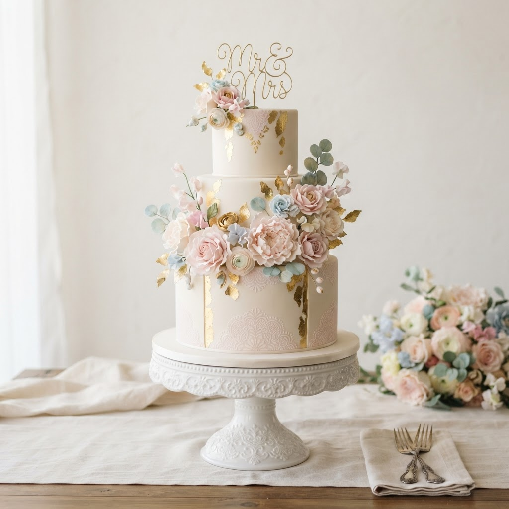 CakeMake — stunning custom 3-tier cake